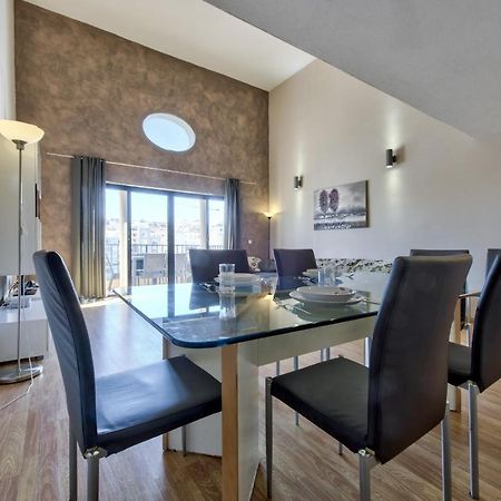 Spinola Court - Stunning Seaview Apartment & Penthouse On Spinola Bay By Shortletsmalta San Ġiljan Exterior foto