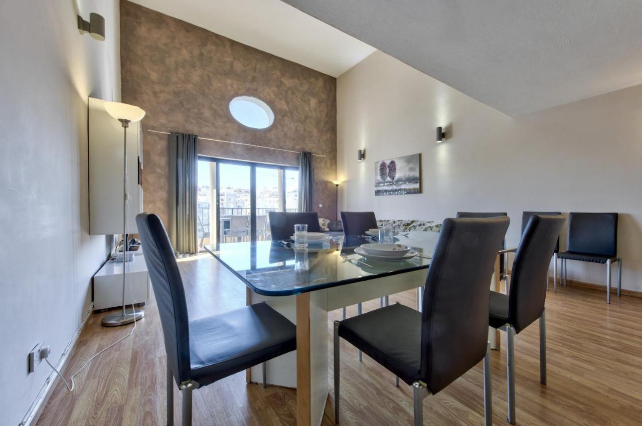 Spinola Court - Stunning Seaview Apartment & Penthouse On Spinola Bay By Shortletsmalta San Ġiljan Exterior foto