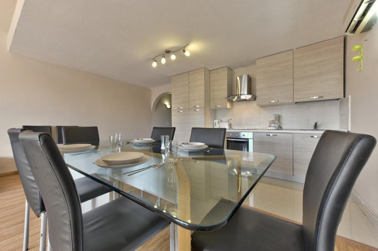 Spinola Court - Stunning Seaview Apartment & Penthouse On Spinola Bay By Shortletsmalta San Ġiljan Exterior foto
