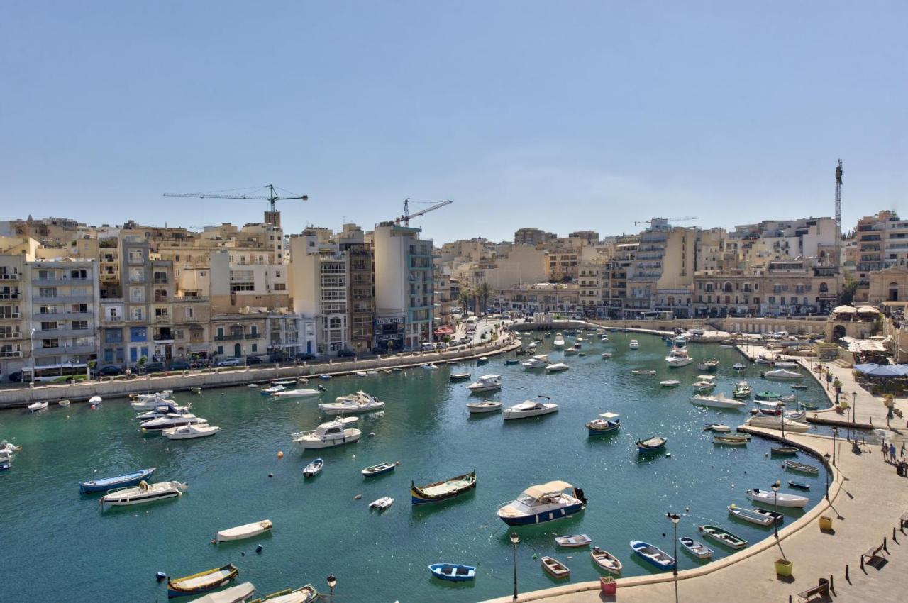 Spinola Court - Stunning Seaview Apartment & Penthouse On Spinola Bay By Shortletsmalta San Ġiljan Exterior foto