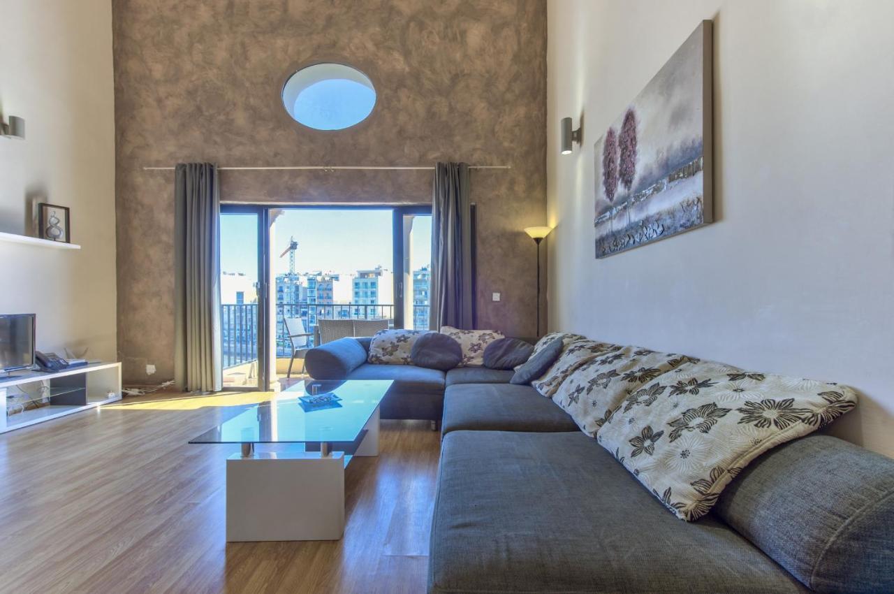 Spinola Court - Stunning Seaview Apartment & Penthouse On Spinola Bay By Shortletsmalta San Ġiljan Exterior foto