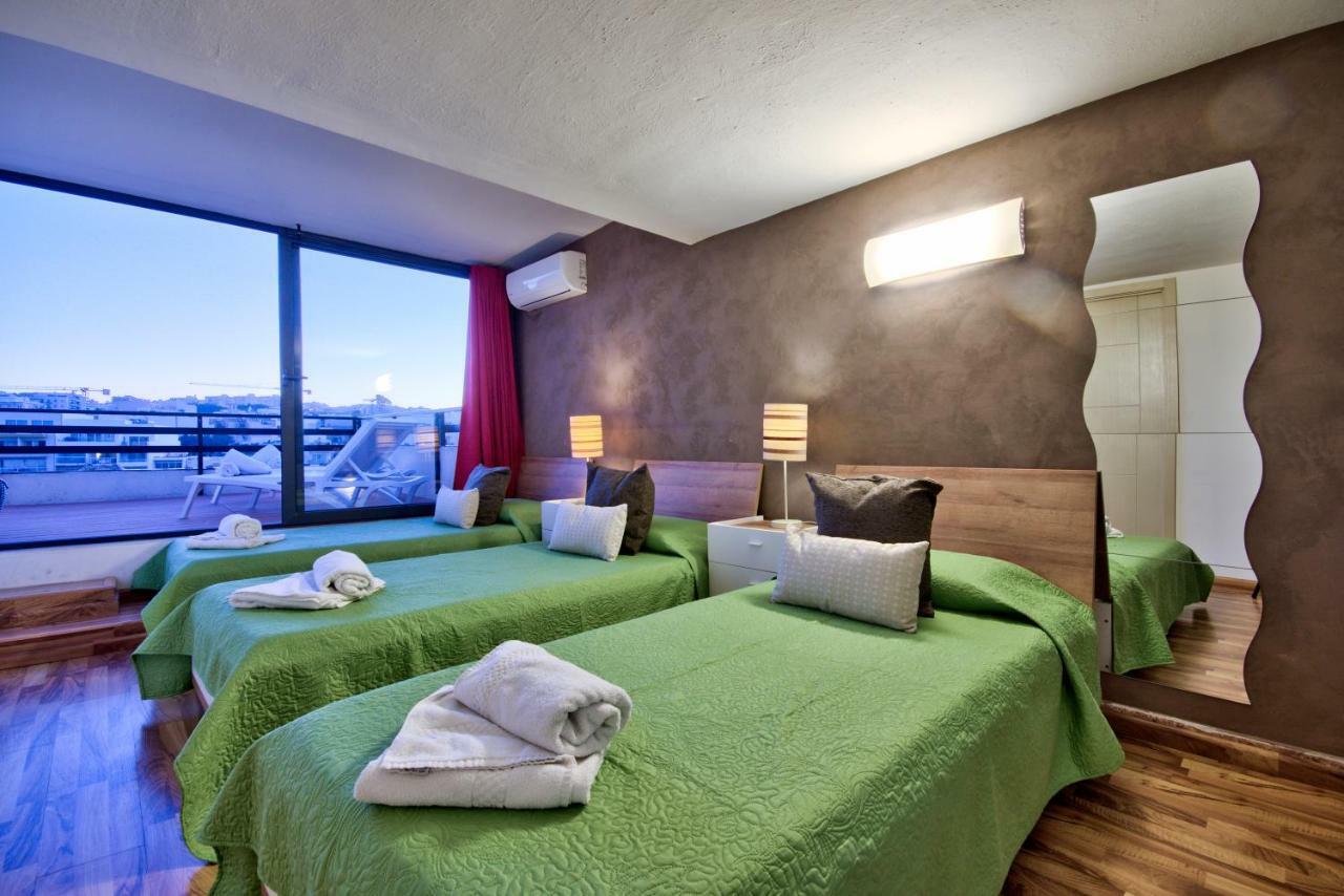 Spinola Court - Stunning Seaview Apartment & Penthouse On Spinola Bay By Shortletsmalta San Ġiljan Exterior foto